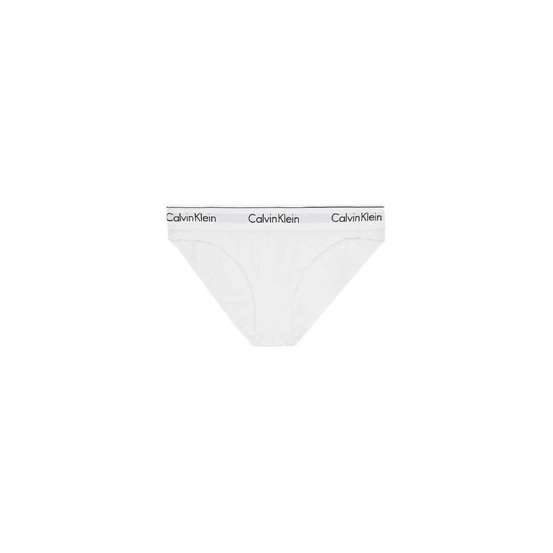 Calvin Klein Underwear White Cotton Bikini Panty - F3787E