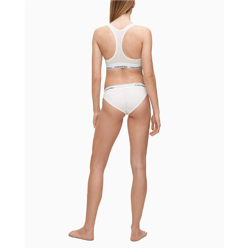 Calvin Klein Underwear White Cotton Bikini Panty - F3787E