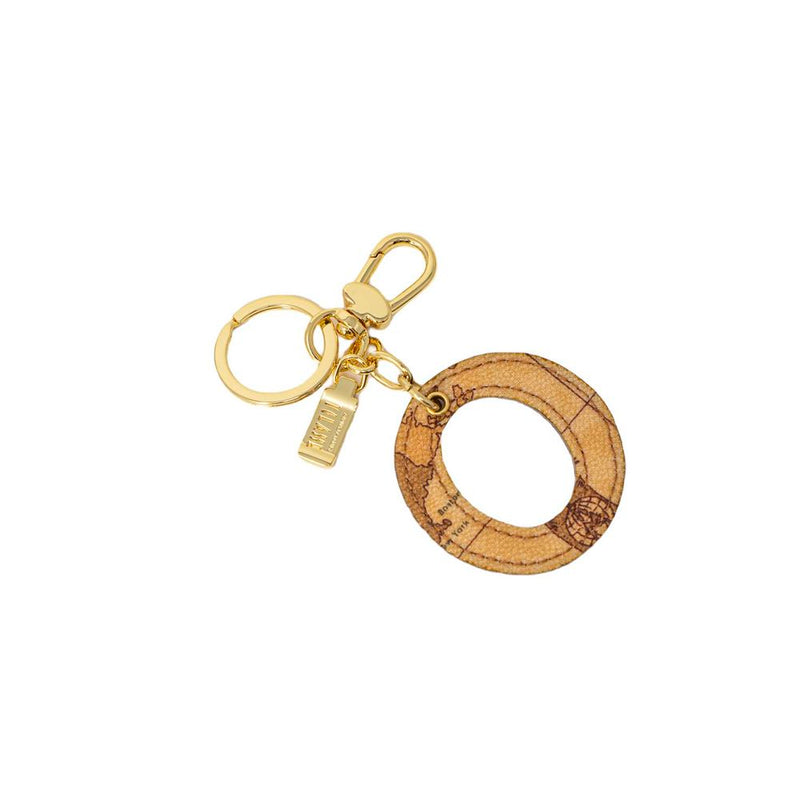 Alviero Martini Prima Classe Porte-clés Beige en Polyuréthane