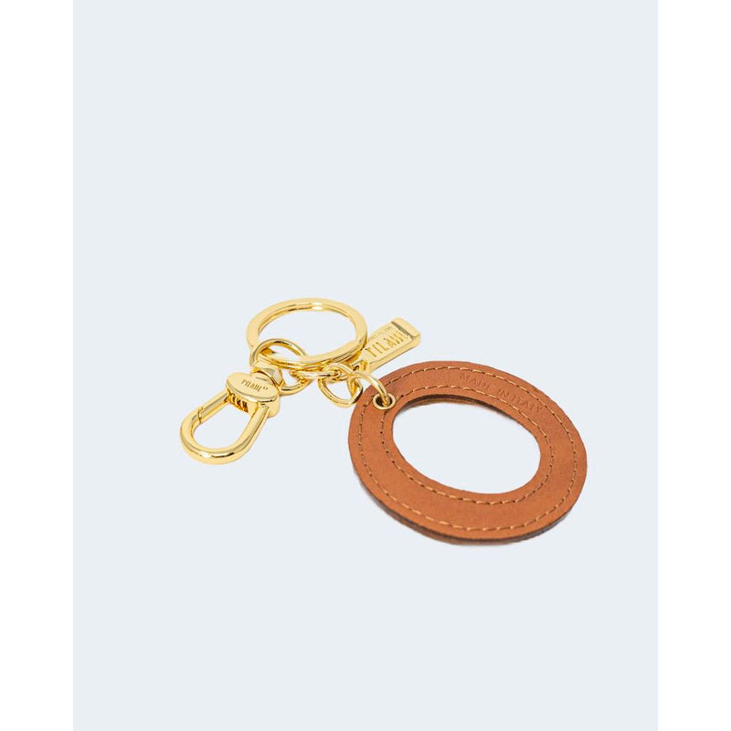 Alviero Martini Prima Classe Porte-clés Beige en Polyuréthane