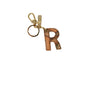 Alviero Martini Prima Classe beige lederen sleutelhanger