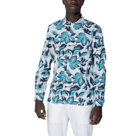 Antony Morato blauw overhemd van viscose