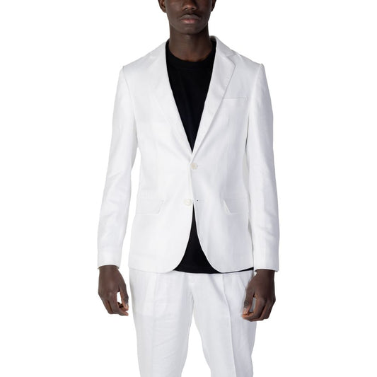 Antony Morato Witte Linnen Blazer
