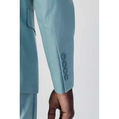 Antony Morato groene Tencel blazer