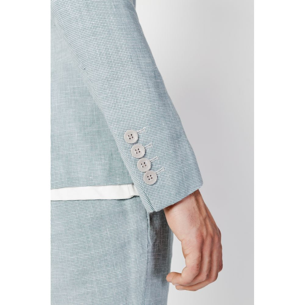 Antony Morato groene linnen blazer