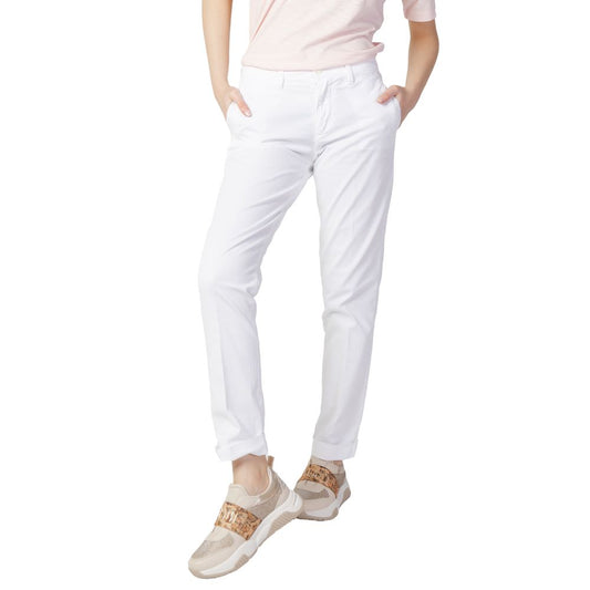 Pantalon en coton blanc Blauer