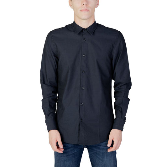 Antony Morato blauw katoenen overhemd
