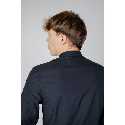 Antony Morato blauw katoenen overhemd