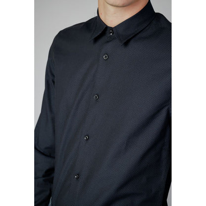 Antony Morato blauw katoenen overhemd