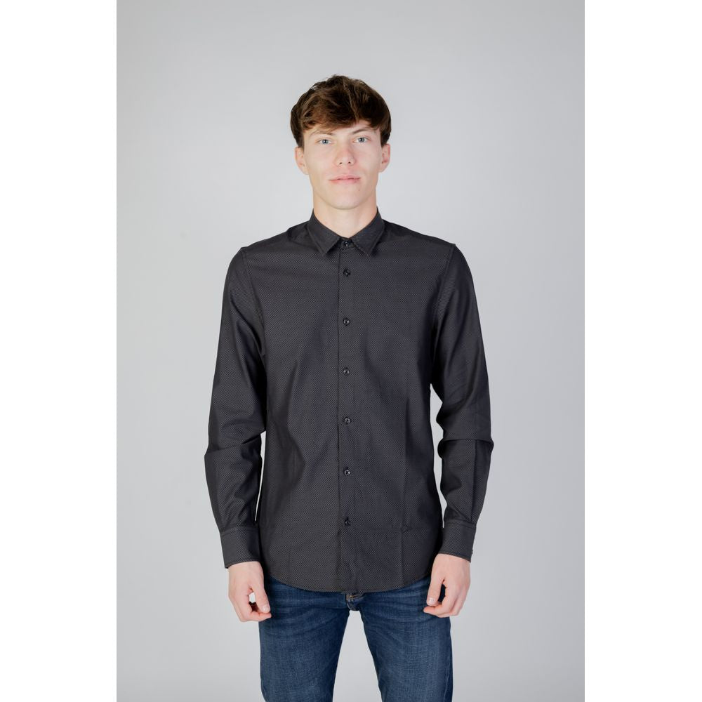 Chemise en coton grise d'Antony Morato