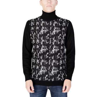Antony Morato zwarte wollen coltruien