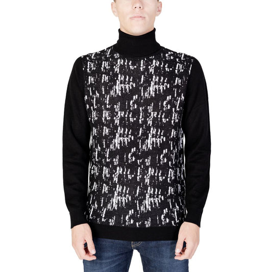 Antony Morato zwarte wollen coltruien