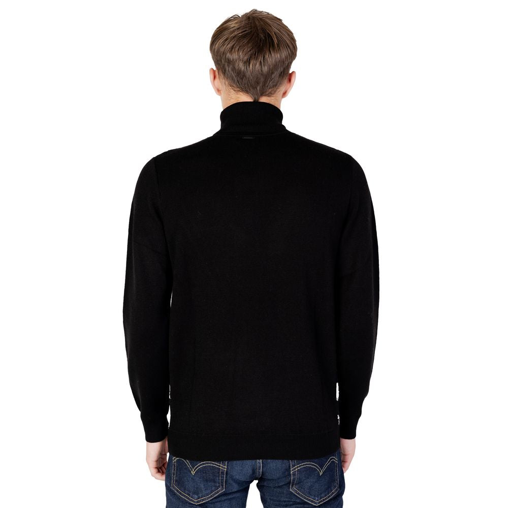 Antony Morato zwarte wollen coltruien
