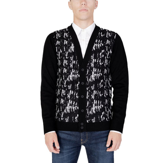 Antony Morato Zwarte Wollen Cardigan