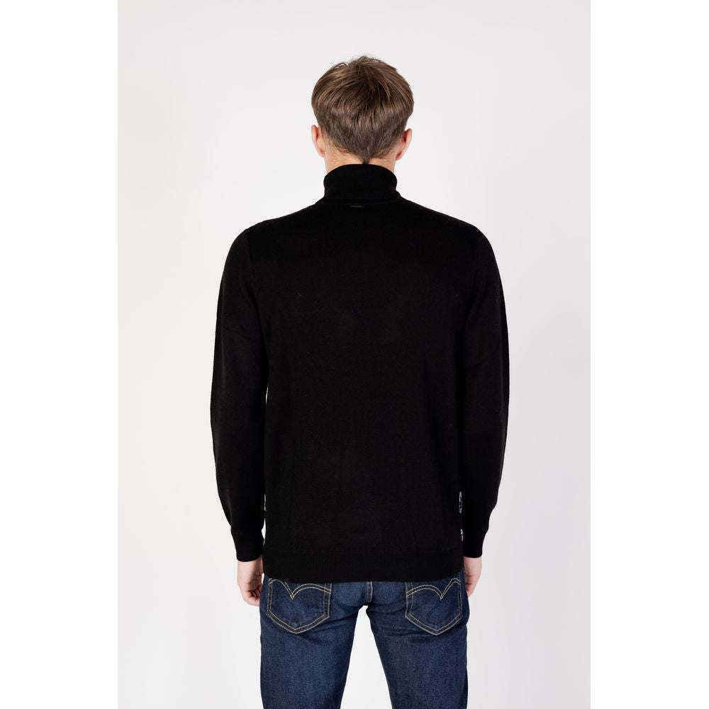 Antony Morato zwarte wollen coltruien