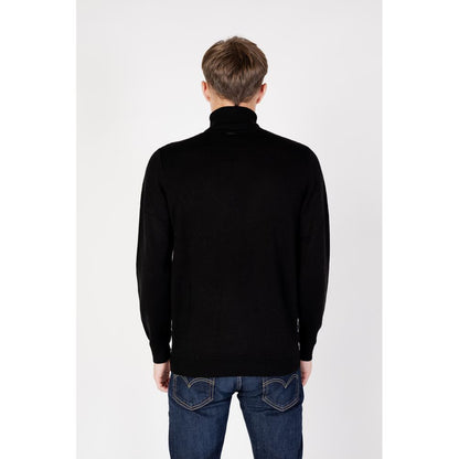 Antony Morato zwarte wollen coltruien