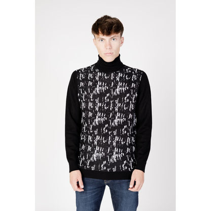 Antony Morato zwarte wollen coltruien
