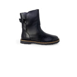 Birkenstock Uppsala Shearling Black Leather Ankle Boots