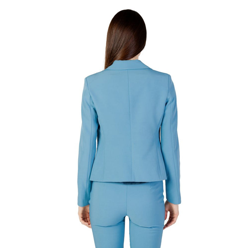 Rinascimento REWI Turquoise Polyester Blazer for Women