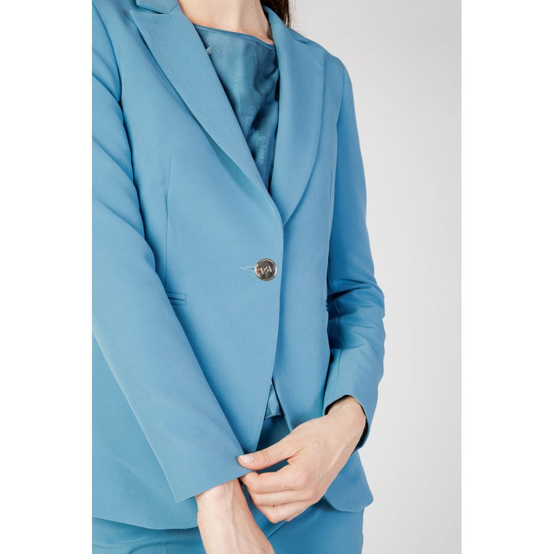 Rinascimento REWI BOTTONE CFC0114945 Turquoise Blazer for Women