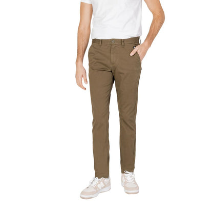 Tommy Hilfiger Jeans Groene Biologische Katoenen Broek