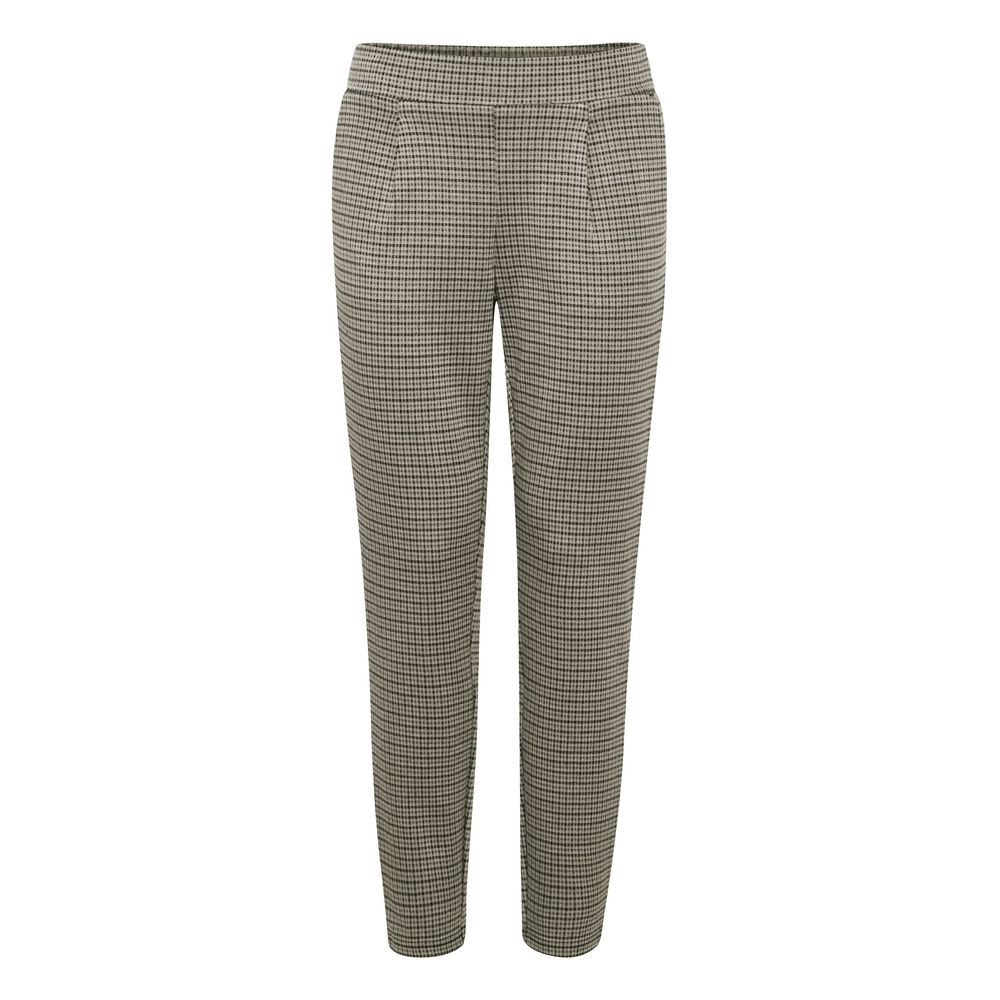 ICHI Beige Polyester Broek