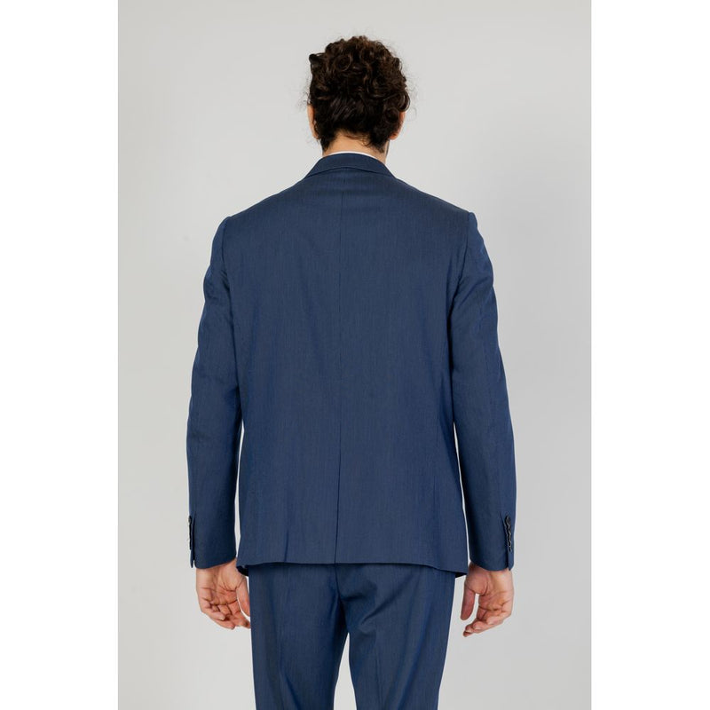 Blazer bleu en polyester de Antony Morato