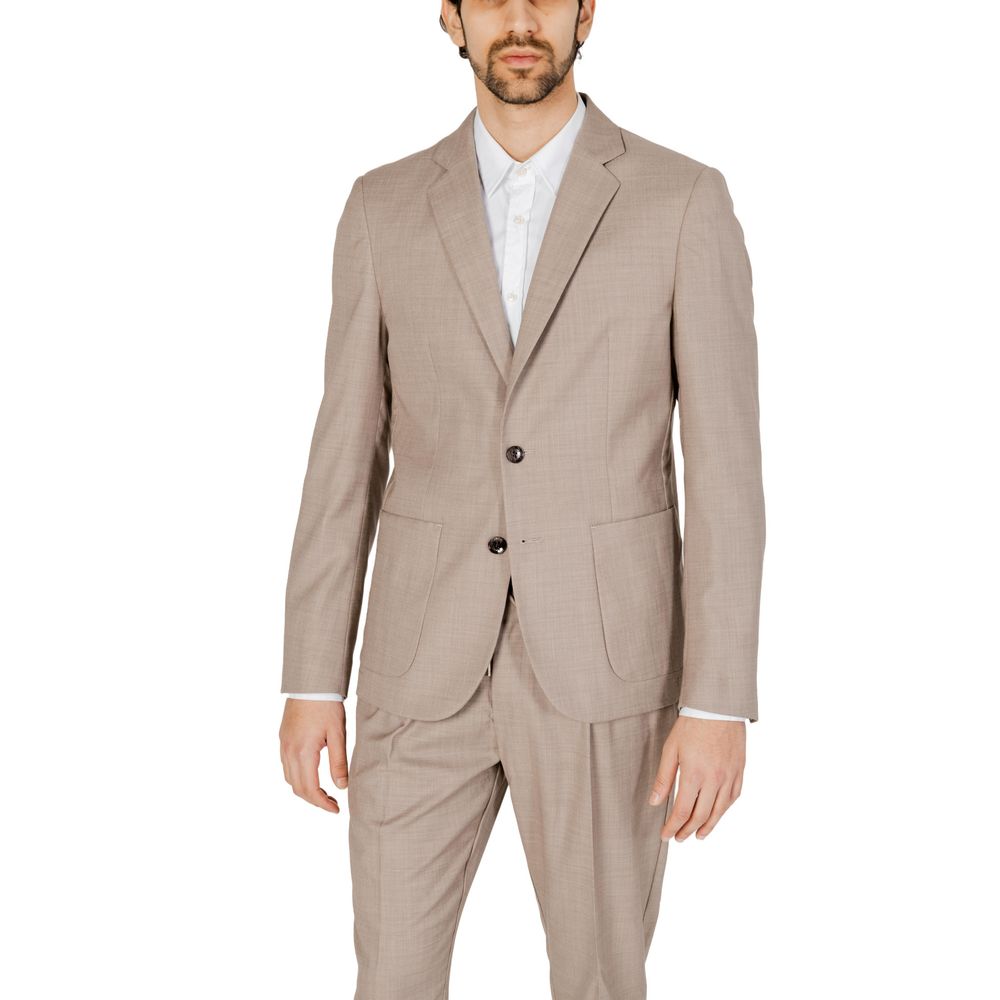 Antony Morato beige polyester blazer