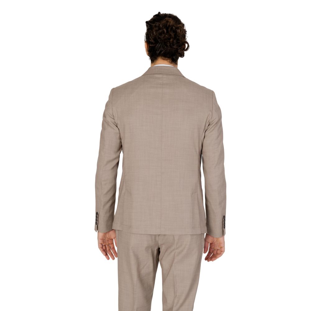 Antony Morato beige polyester blazer