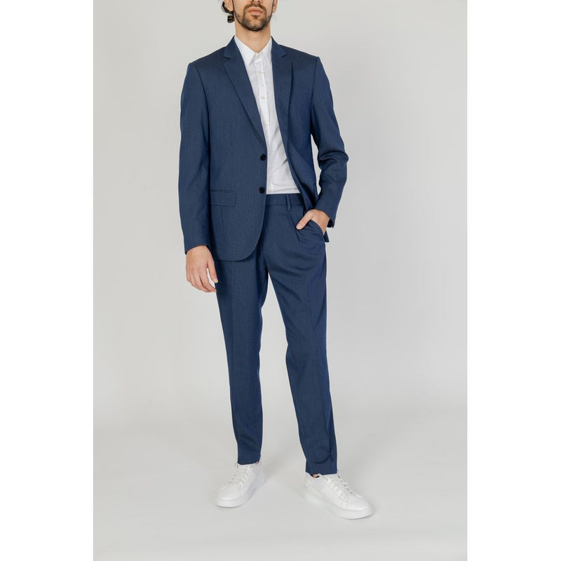 Blazer bleu en polyester de Antony Morato