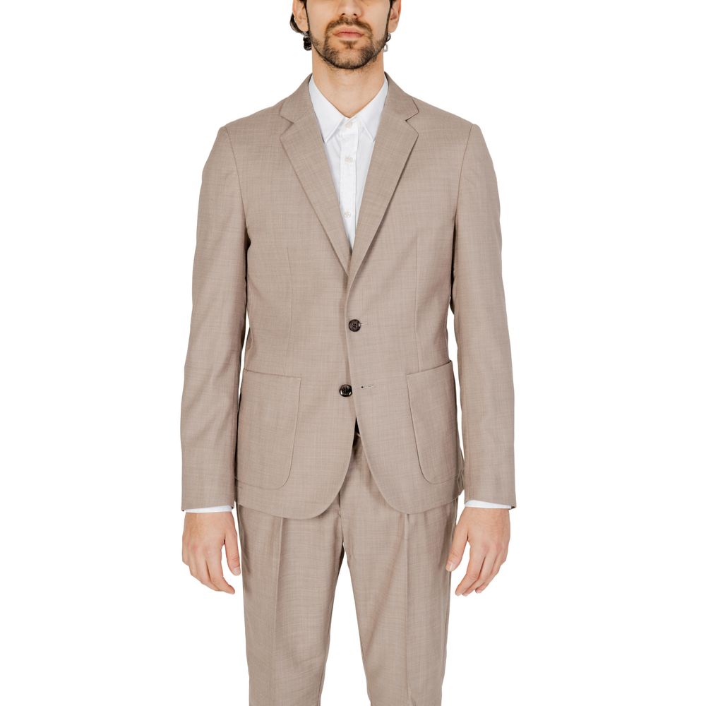 Antony Morato beige polyester blazer