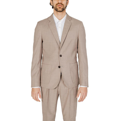 Antony Morato beige polyester blazer