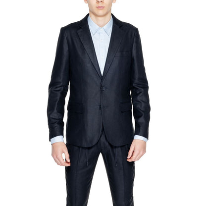 Antony Morato Zwarte Linnen Blazer