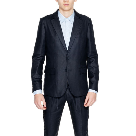 Antony Morato Zwarte Linnen Blazer