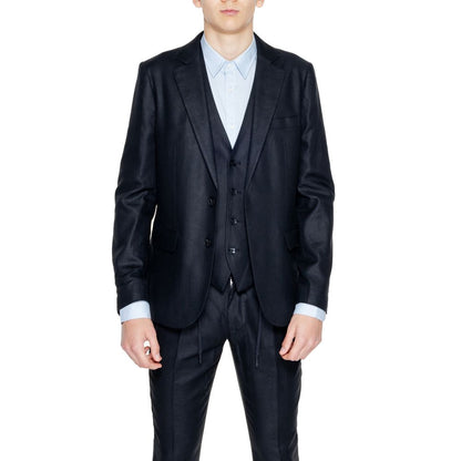 Antony Morato Zwarte Linnen Blazer