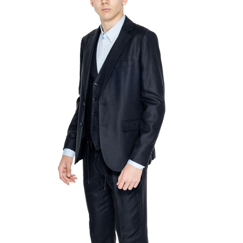 Blazer en lin noir d'Antony Morato