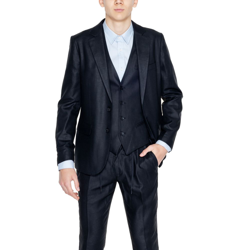 Antony Morato Zwarte Linnen Blazer
