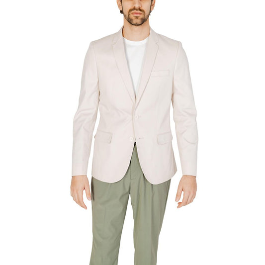 Antony Morato Crème Kleurige Katoenen Blazer