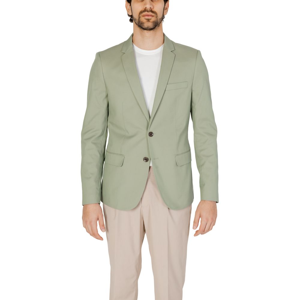 Blazer en coton vert d'Antony Morato