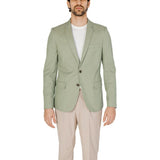 Blazer en coton vert d'Antony Morato