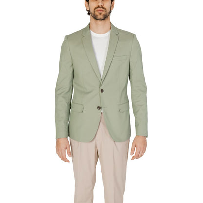 Blazer en coton vert d'Antony Morato