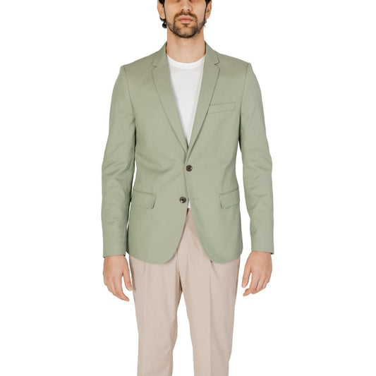 Antony Morato groene katoenen blazer