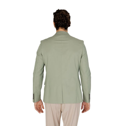 Blazer en coton vert d'Antony Morato