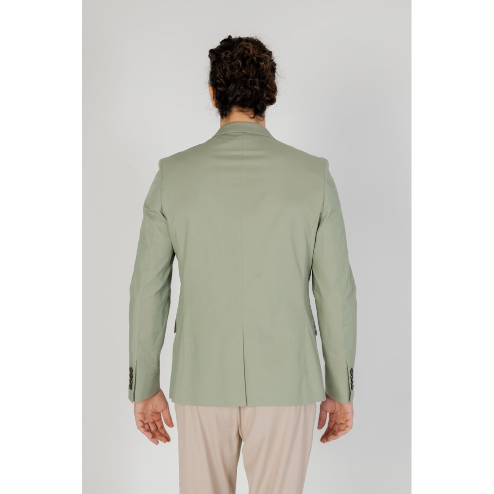 Blazer en coton vert d'Antony Morato