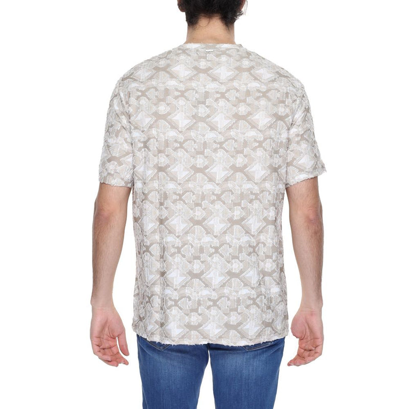 T-shirt en polyester beige Antony Morato