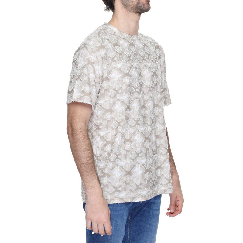 T-shirt en polyester beige Antony Morato