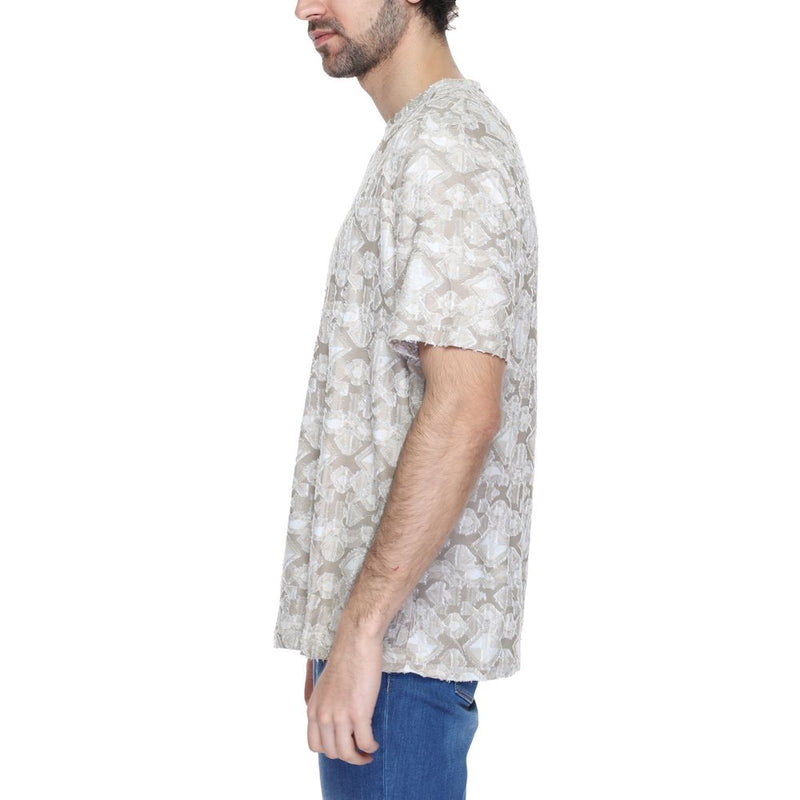 T-shirt en polyester beige Antony Morato