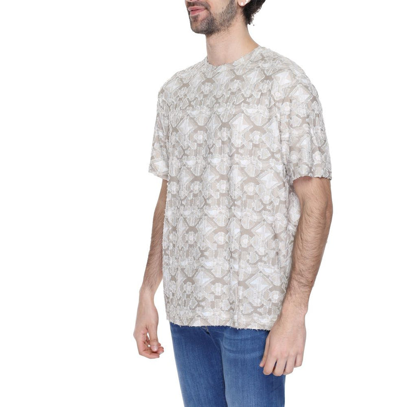 T-shirt en polyester beige Antony Morato