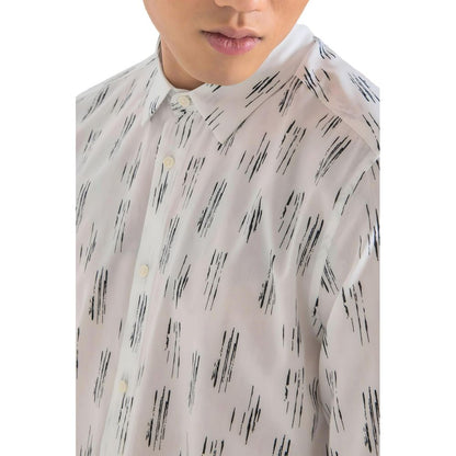 Wit viscose overhemd van Antony Morato