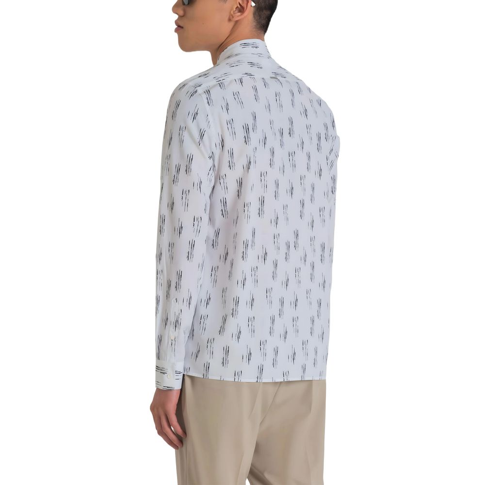 Wit viscose overhemd van Antony Morato